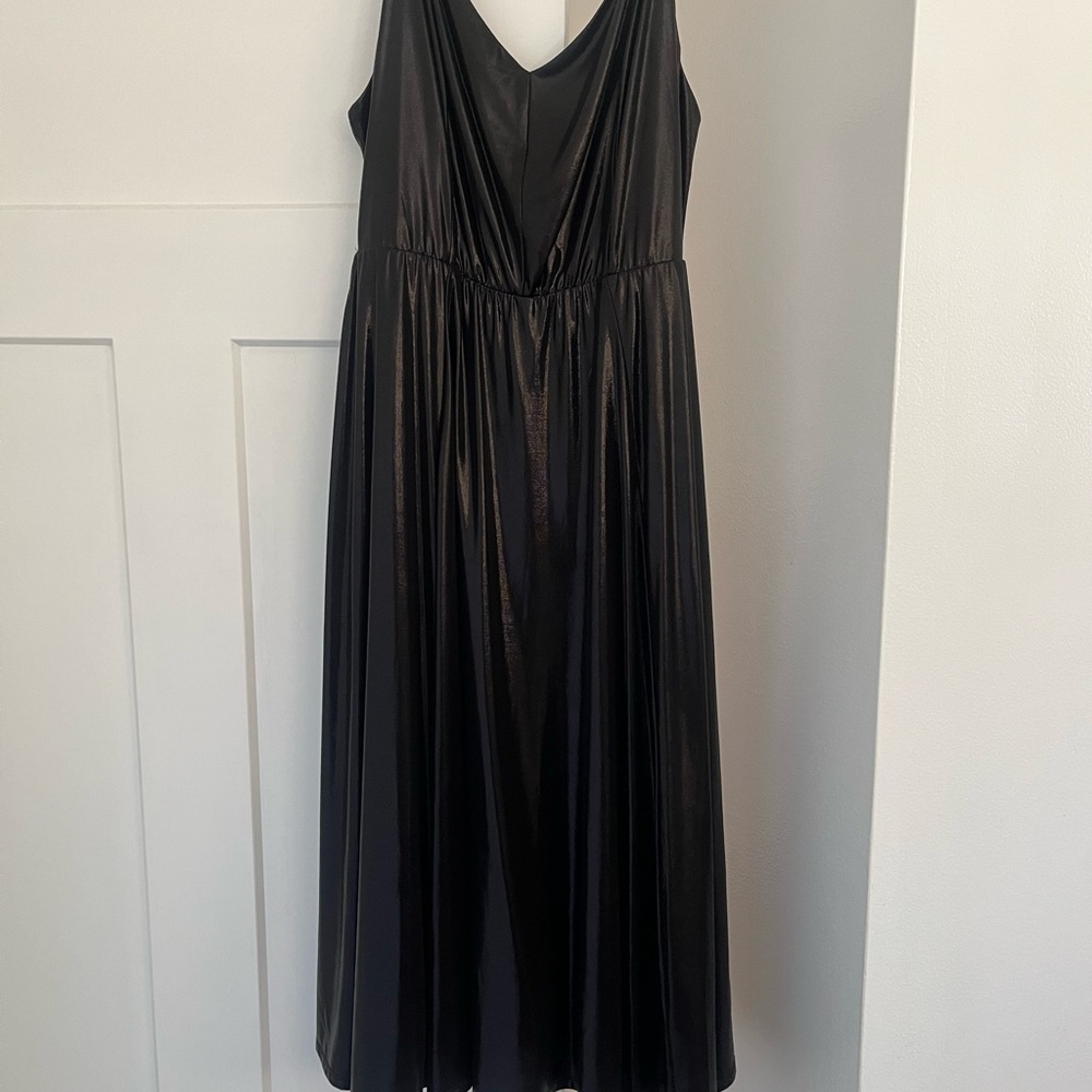 Torrid Shiny Black Sleeveless Top